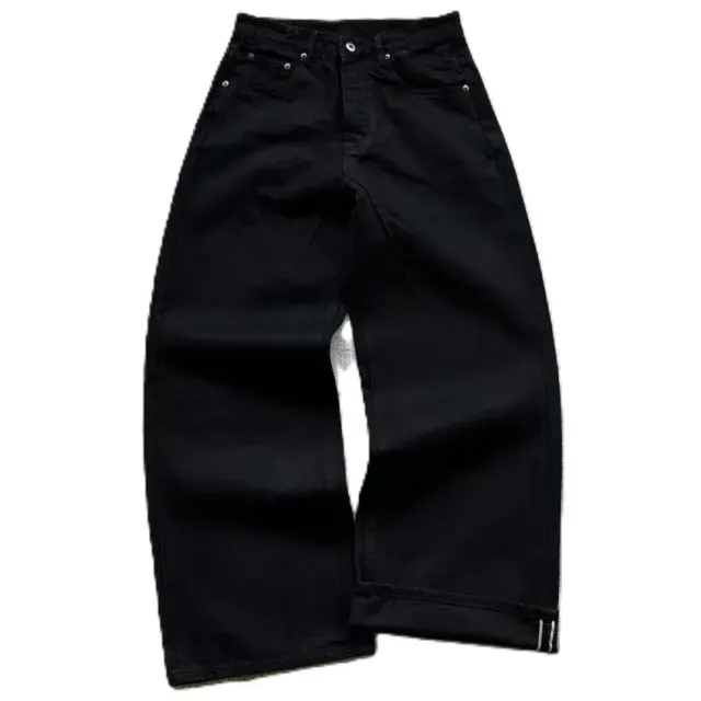 Firemade Raw Denim Selvedge Jeans Black — product photo