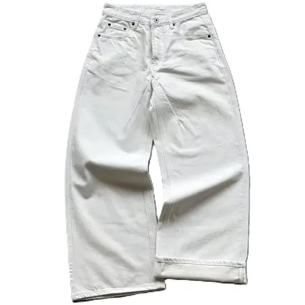 Firemade Raw Denim Selvedge Jeans Cream — product photo