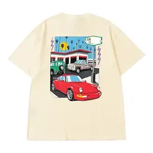 Gallery Dept. Drive Thru Boxy Fit Tees — product photo