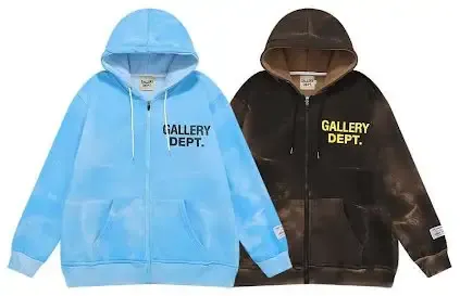 Gallery Dept Zip Up Hoodies — product photo