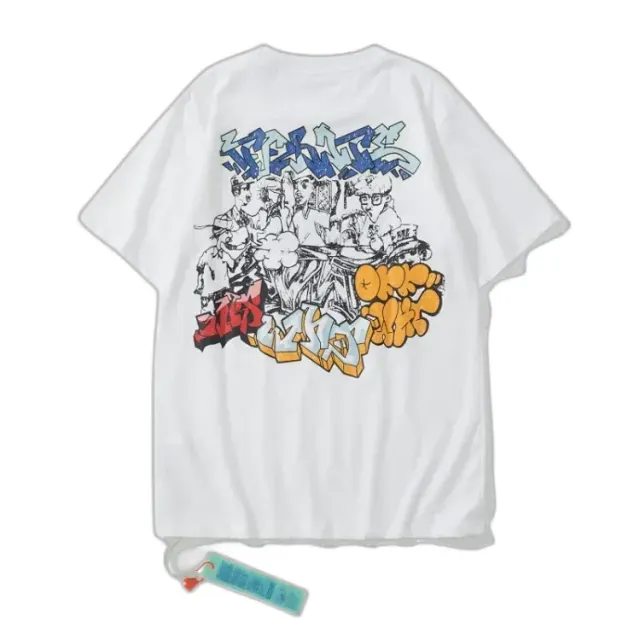 Graffiti Cartoon Oversized Tee — product photo