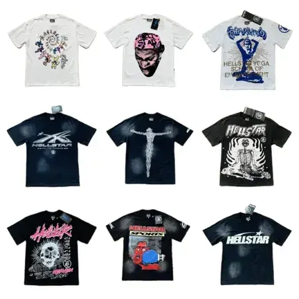 Hellstar & Streetwear Graphic Tees (41 Variants) — product photo