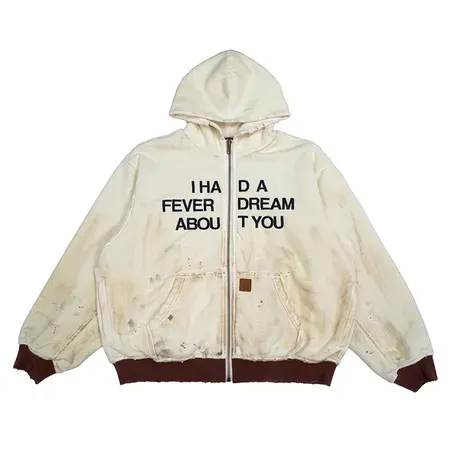 I Had A Fever Dream About You Hooded Work Jacket — product photo