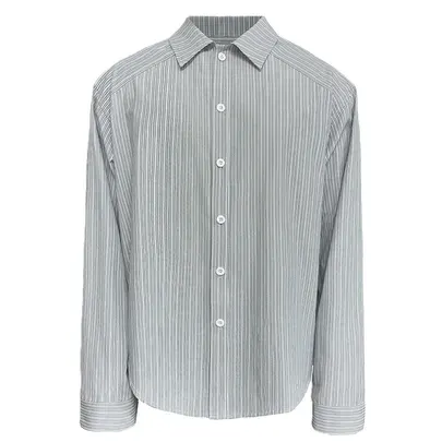 JCAESAR Striped Button Up Shirt — product photo