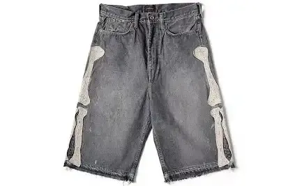 Kapital Skeleton Denim Shorts — product photo