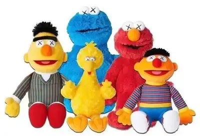 Kaws Sesame Street Plushies #1 — product photo