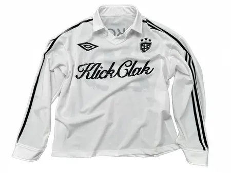 KLICK CLAK White Long Sleeve Jersey — product photo