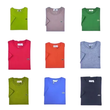 Lacoste Badge Tees (19 Variants) — product photo