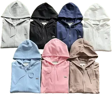 Lacoste Zip-Up Hoodies — product photo