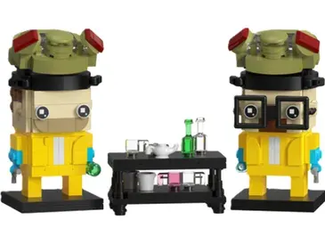 Lego Breaking Bad Brick Headz — product photo