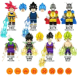 Lego Dragon Ball Z Figures — product photo