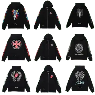 Bunch of Chrome Hearts Hoodies #1 (34 Variants) — product photo