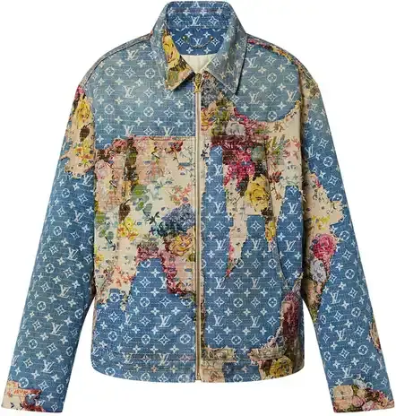 Louis Vuitton Destroyed Denim Jacket — product photo