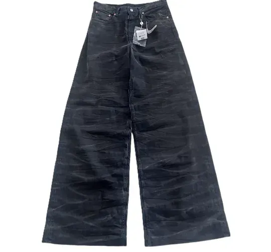 Maison Margiela Baggy Black Ripple Jeans — product photo