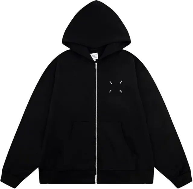 Maison Margiela Stitch Logo Zip-Up Hoodie — product photo