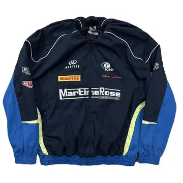 Martine Rose SS22 Tuck Neck Sponsor Racing Jacket — product photo