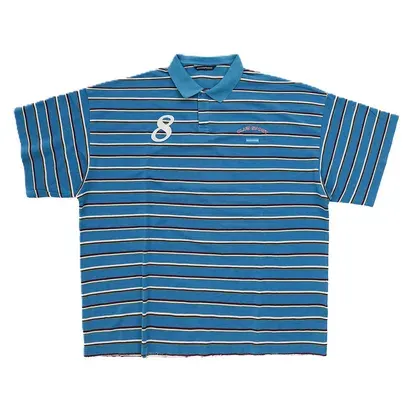 MASONPRINCE Blue Striped Polo — product photo