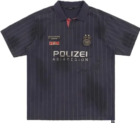 MASONPRINCE Striped Polizei Polo — product photo