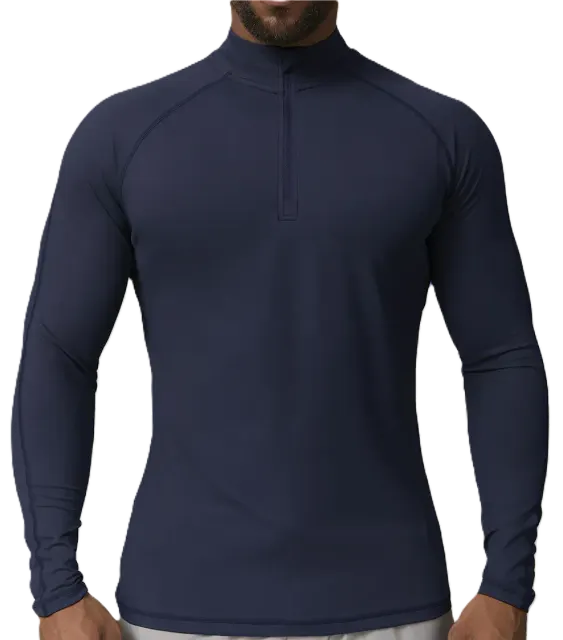 Men's Fit Quarter Zip-Up Sweater (5 Variants) — product photo