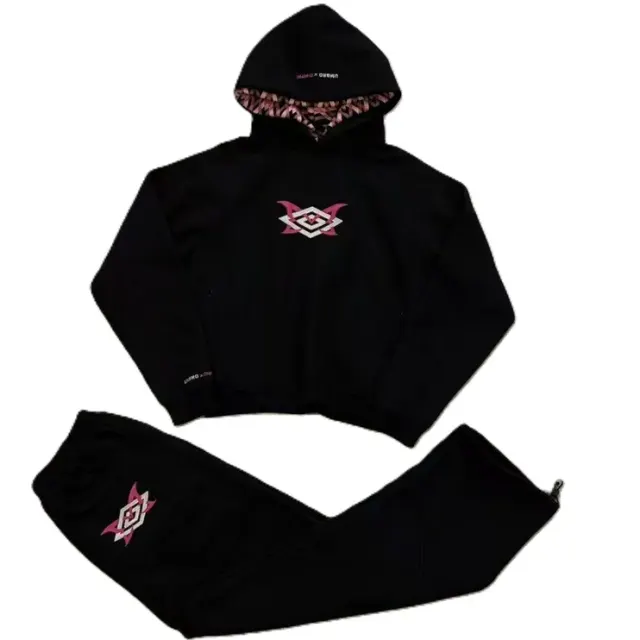 Merta x Umbro Tracksuit Black Hoodie + Pants — product photo