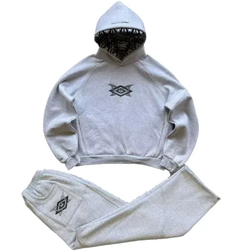 Merta x Umbro Tracksuit Grey Hoodie + Pants — product photo