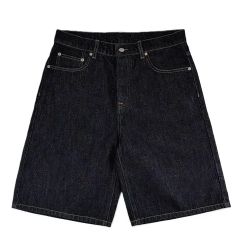 Mobius Basic Denim Shorts Dark Blue — product photo