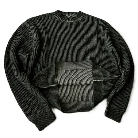 Mobius Moss Green Knit Sweater — product photo