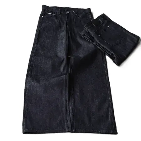 Mobius Shadow Baggy Selvedge Denim Jeans — product photo