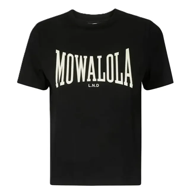 Mowalola Black Logo Tee — product photo