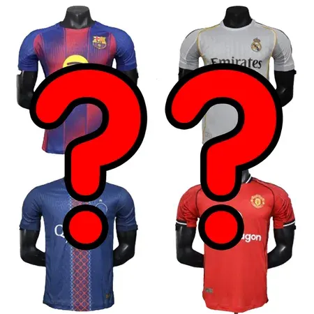 Mystery Player Edition Football Jerseys — product photo