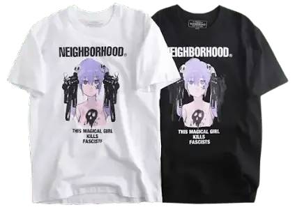 Neighborhood x Jun Inagawa This Magical Girl Kills Facists Tee — product photo