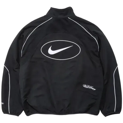 Nike x Supreme SS25 Black Track Jacket + Pants — product photo