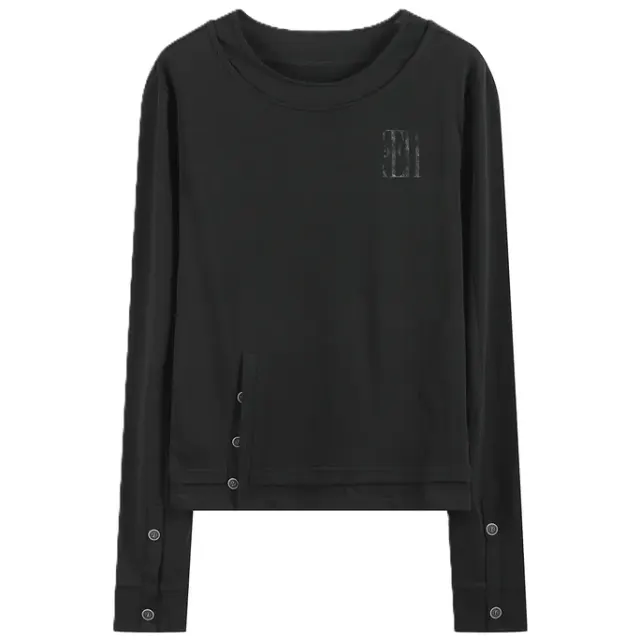 noEmosen Black Two Piece Long Sleeve — product photo