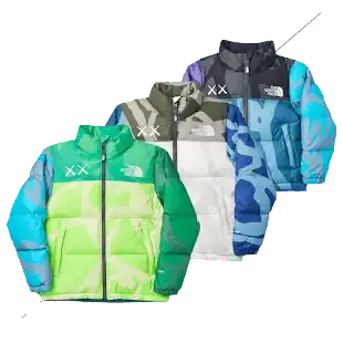 North Face x KAWS Puffer Nuptse Jacket #2 — product photo