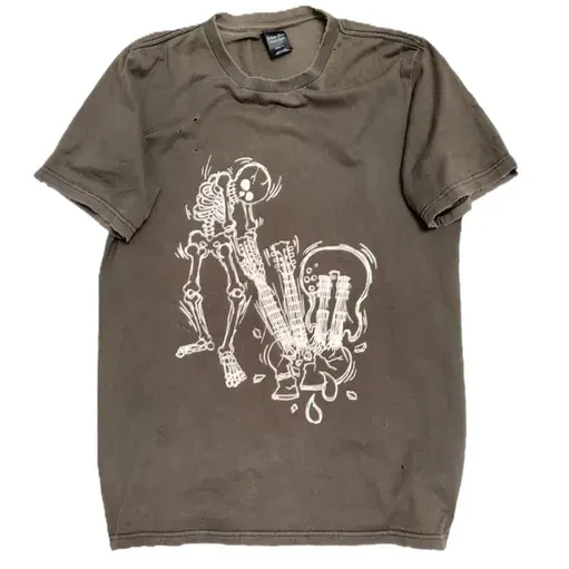 Number Nine Skeleton Guitarist Tee — product photo