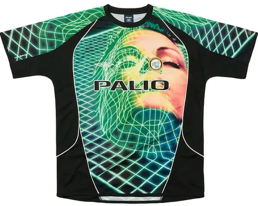 Palace x Umbro 3rd Goalie Jersey Black Neon — product photo