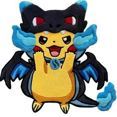 Pikachu Mega Charizard Costume Carpet — product photo