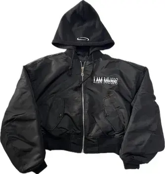 Playboi Carti I Am Music Cropped Bomber Jacket — product photo