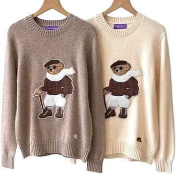 Polo Ralph Lauren Mountain Bear Cashmere Sweater (2 Variants) — product photo