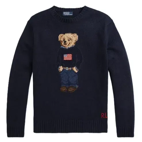 Polo Ralph Lauren USA Bear Knit Sweater — product photo
