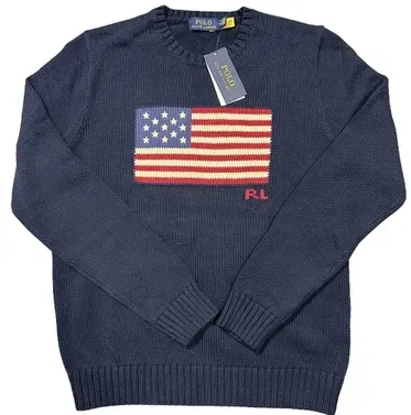 Polo Ralph Lauren USA Flag Sweater — product photo