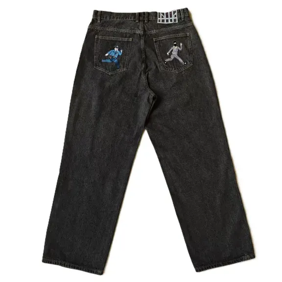 Poser Cop and Robber Denim Jeans — product photo
