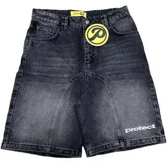 Protect Denim Shorts — product photo
