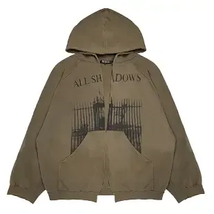 RAF Simons All Shadows Zip Up Hoodie — product photo