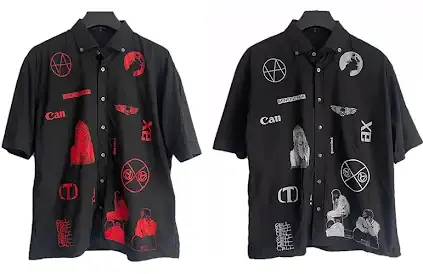 RAF Simons Consumed Button Up Shirt — product photo