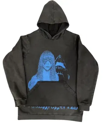 RAF Simons Blue Penelope Hoodie — product photo