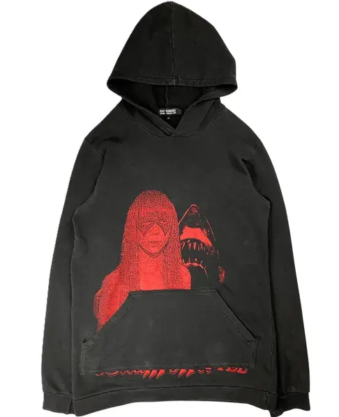 RAF Simons Red Penelope Hoodie — product photo