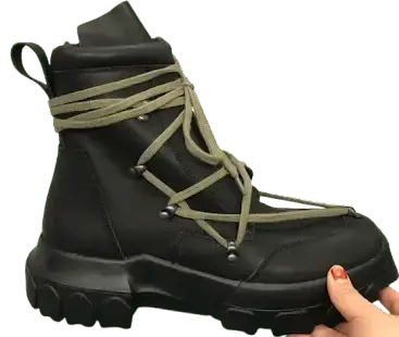 Rick Owens Dirt SS18 Tractor Hiking Boots — product photo