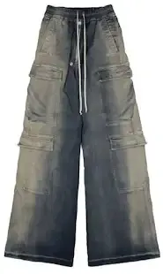 Rick Owens Double Cargo Jumbo Belas Mineral Pearl — product photo