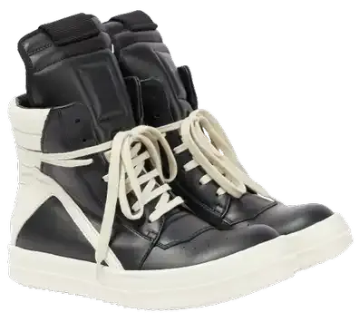 Rick Owens Geobasket High Top Sneakers [WWTOP Batch] — product photo